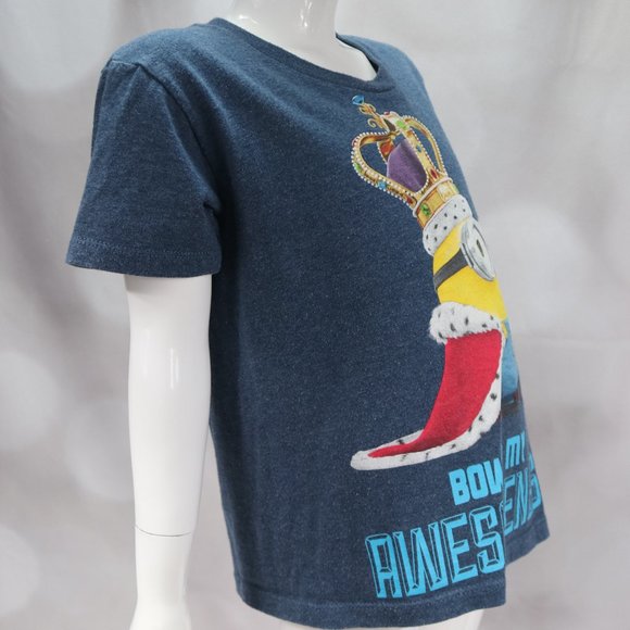 Little Boys Minions King Bob Tee - Picture 2 of 7